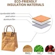 DuPont Paper Insulated Lunch Bag for Cold Storage | https://www.bestnamebadges.com