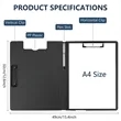 A4 Foldable Clipboard Folder | https://www.bestnamebadges.com