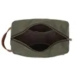 Men Waterproof Canvas Toiletry Bag with Handle | https://www.bestnamebadges.com