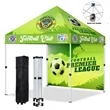 10'x10' Instant One-Push Custom Canopy Tent Kit w/Rear Wall | https://www.bestnamebadges.com