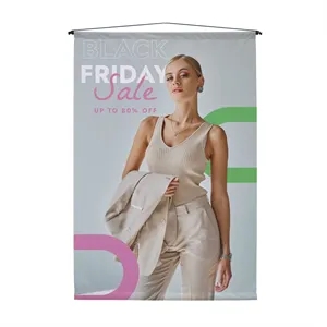 2'W x 3'H Hanging Banner