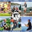 Portable Folding Camping Fishing Stool | https://www.bestnamebadges.com