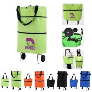 Collapsible Shopping Grocery Bag With Wheels