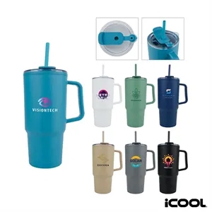 iCOOL® Ouray 30 oz. Double Wall Polypropylene Travel Tumbler | https://www.bestnamebadges.com