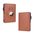 PU Leather AirTag Wallet with RFID Blocking | https://www.bestnamebadges.com
