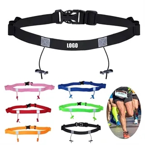 Race Number Belt with 6 Gel Loops