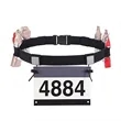 Race Number Belt with 6 Gel Loops | https://www.bestnamebadges.com