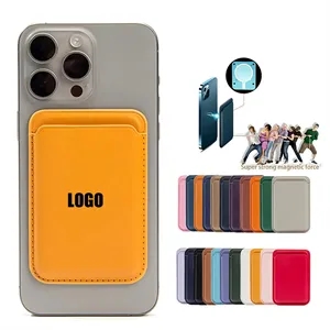 PU Leather Magnetic Card Wallet Holder