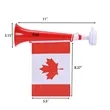 Customized Stadium horn with nation flags | https://www.bestnamebadges.com