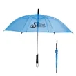 46" Arc Clear Umbrella | https://www.bestnamebadges.com
