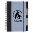 ECO-INSPIRED SPIRAL NOTEBOOK & PEN | https://www.bestnamebadges.com