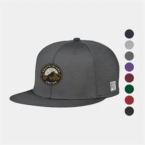 brrr Instant Cooling Pro Shape Flat Bill Cap | https://www.bestnamebadges.com