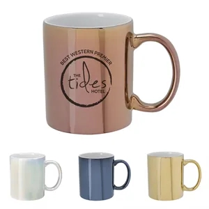 12 Oz. Iridescent Ceramic Mug | https://www.bestnamebadges.com