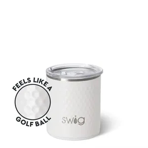 12 oz SWIG® Golf Ball Stainless Insulated Lowball Tumbler | https://www.bestnamebadges.com