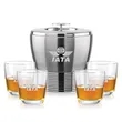 Genoa Ice Bucket & Carberry On-the-Rocks Set | https://www.bestnamebadges.com