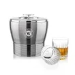 Genoa Ice Bucket & Hartmann On-the-Rocks Set | https://www.bestnamebadges.com