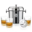 Milano Ice Bucket & Hartmann On-the-Rocks Set | https://www.bestnamebadges.com