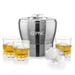 Genoa Ice Bucket & Fortino On-the-Rocks Set | https://www.bestnamebadges.com
