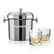 Milano Ice Bucket & Riddell On-the-Rocks Set | https://www.bestnamebadges.com