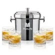 Milano Ice Bucket & Caldari On-the-Rocks Set | https://www.bestnamebadges.com
