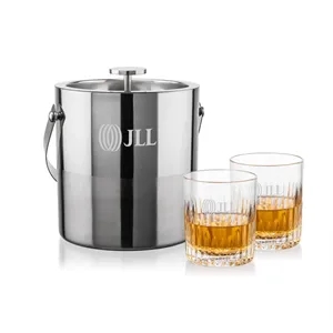 Catania Ice Bucket & Carey On-the-Rocks Set | https://www.bestnamebadges.com