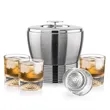 Genoa Ice Bucket & Fairway On-the-Rocks Set | https://www.bestnamebadges.com