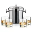 Milano Ice Bucket & Marbella On-the-Rocks Set | https://www.bestnamebadges.com