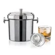 Milano Ice Bucket & Fairway On-the-Rocks Set | https://www.bestnamebadges.com