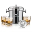 Milano Ice Bucket & Fairway On-the-Rocks Set | https://www.bestnamebadges.com