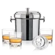 Milano Ice Bucket & Delrina Scull On-the-Rocks Set | https://www.bestnamebadges.com