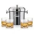 Milano Ice Bucket & Denby On-the-Rocks Set | https://www.bestnamebadges.com