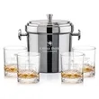 Milano Ice Bucket & Brentwood On-the-Rocks Set | https://www.bestnamebadges.com