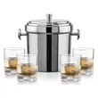 Milano Ice Bucket & Bastia On-the-Rocks Set | https://www.bestnamebadges.com