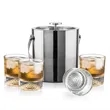 Catania Ice Bucket & Fairway On-the-Rocks Set | https://www.bestnamebadges.com