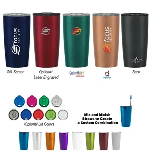 20 Oz. Kool Pak Stainless Steel Tumbler | https://www.bestnamebadges.com