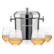 Milano Ice Bucket & Garland On-the-Rocks Set | https://www.bestnamebadges.com