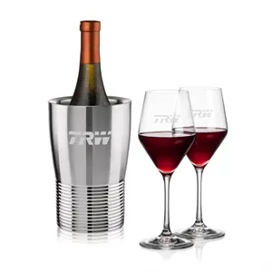 Genoa Wine Cooler & Bengston Wine Set | https://www.bestnamebadges.com