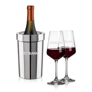 Milano Wine Cooler & Cannes Wine Set | https://www.bestnamebadges.com