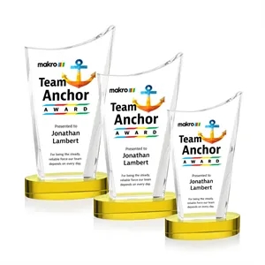 Burnett VividPrint™ Award on Alberton Base - Gold | https://www.bestnamebadges.com