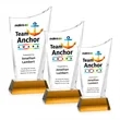 Burnett VividPrint™ Award on Newhaven Base - Amber | https://www.bestnamebadges.com