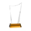 Burnett VividPrint™ Award on Newhaven Base - Amber | https://www.bestnamebadges.com