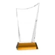 Burnett VividPrint™ Award on Newhaven Base - Amber | https://www.bestnamebadges.com