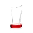 Burnett Award on Alberton Base - Red | https://www.bestnamebadges.com