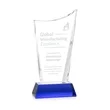 Burnett Award on Newhaven Base - Blue | https://www.bestnamebadges.com