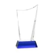 Burnett Award on Newhaven Base - Blue | https://www.bestnamebadges.com