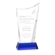 Burnett Award on Newhaven Base - Blue | https://www.bestnamebadges.com