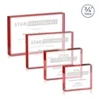Verona Paperweight - Red | https://www.bestnamebadges.com
