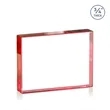 Verona Paperweight - Red | https://www.bestnamebadges.com