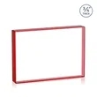 Verona Paperweight - Red | https://www.bestnamebadges.com