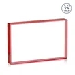 Verona Paperweight - Red | https://www.bestnamebadges.com